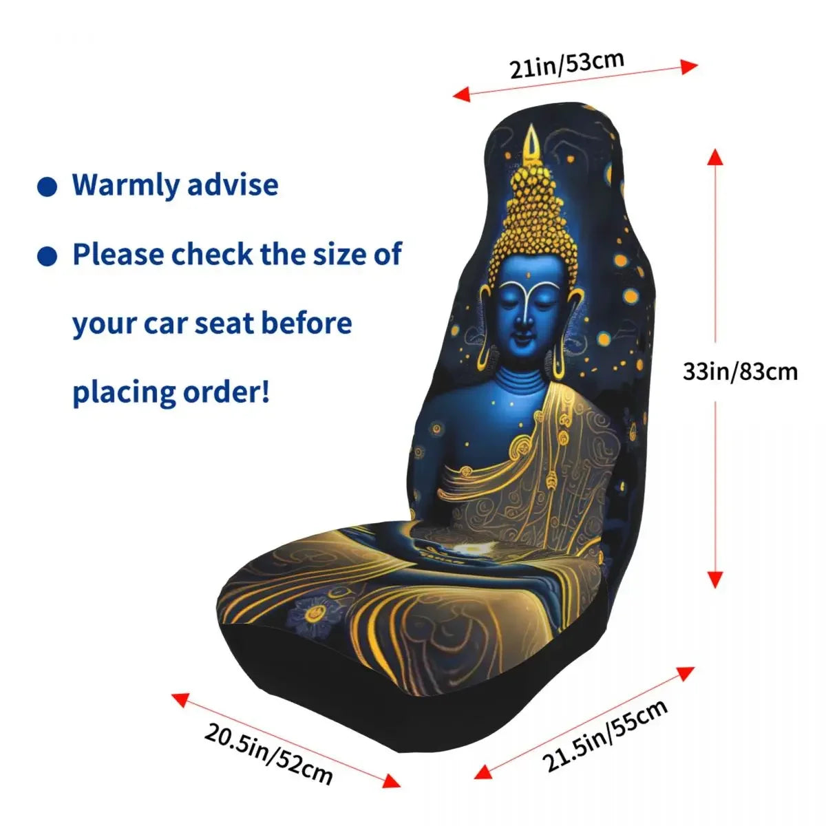Universal Buddha Car Seat Cover