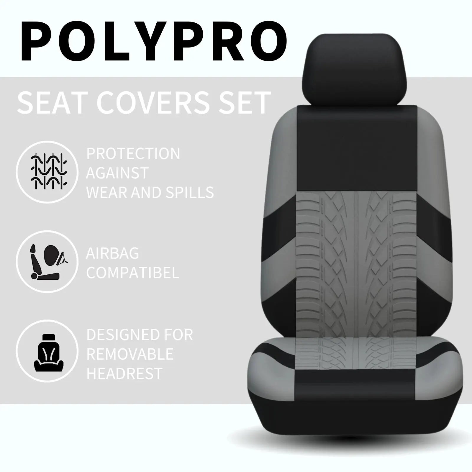 Complete Car Seat Cover Set – Universal Fit