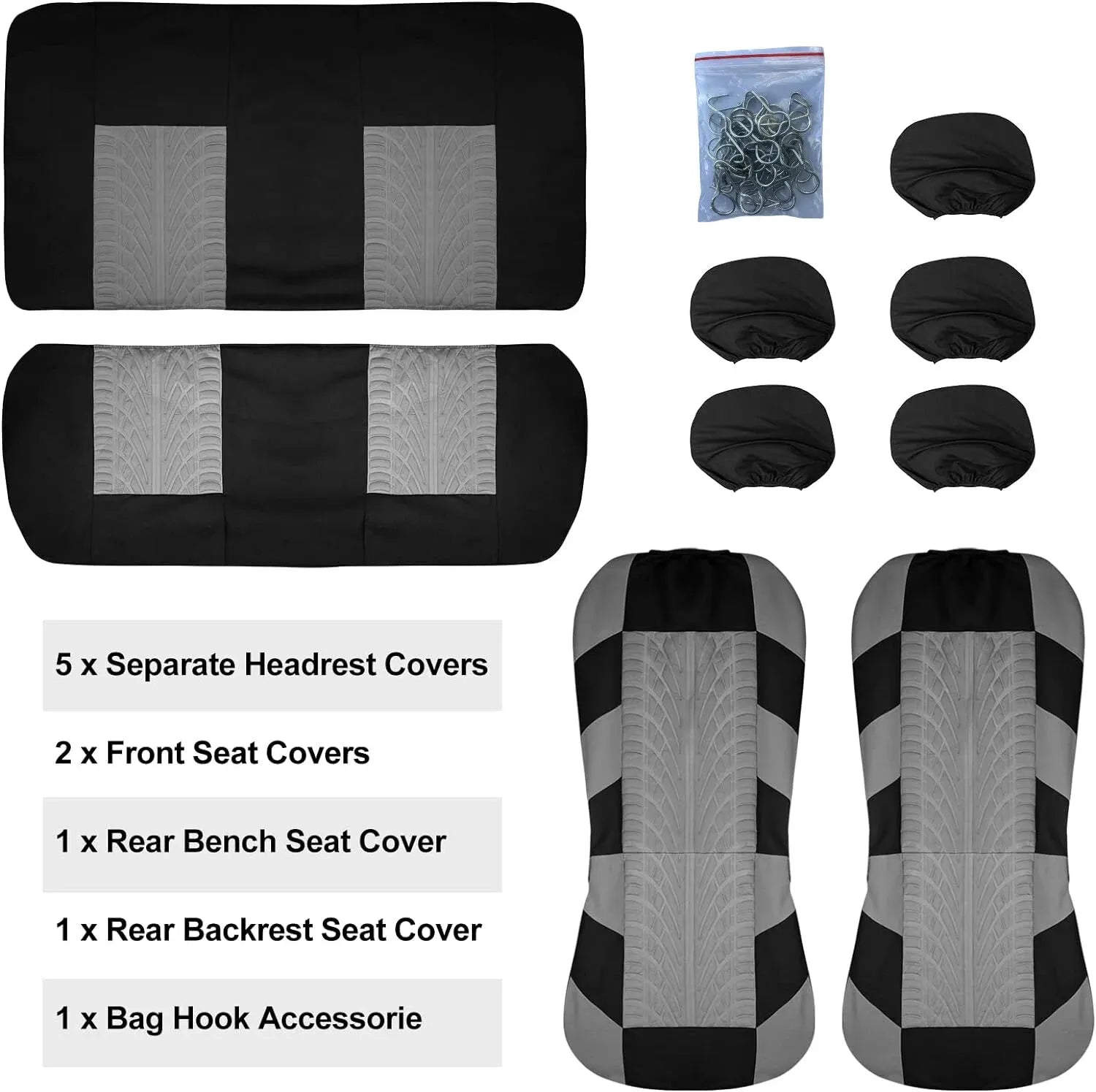 Complete Car Seat Cover Set – Universal Fit